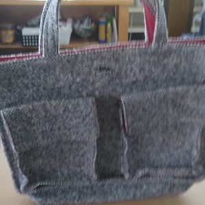 Longchamp tweed tote